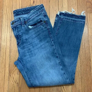 Women’s Vineyard Vines High-Rise Distressed Jeans Size 6 Medium Wash EUC